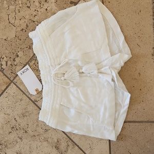 Roxy white XS Oceanside shorts